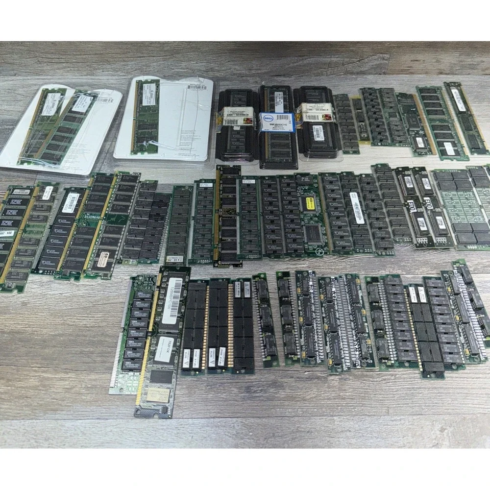 Bulk RAM Desktop Laptop Memory Mixed Brands Lot Of 53 / Untested